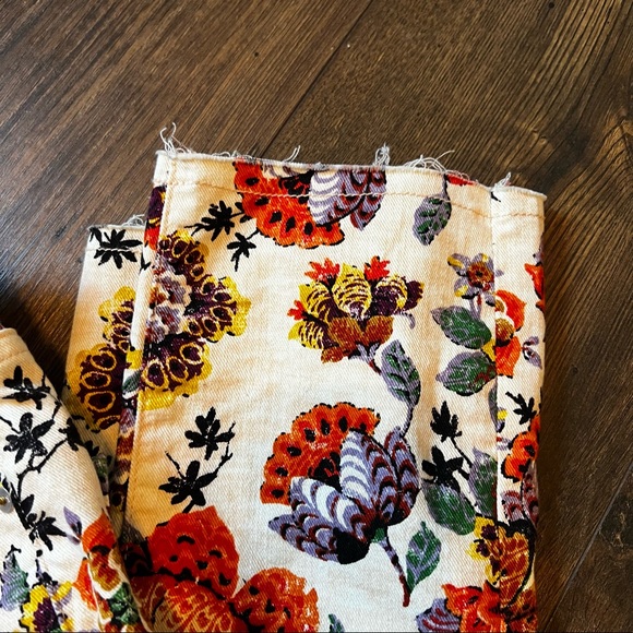 Anthropology, Pilcro The Cigarette Slim Straight Jeans Floral - Picture 9 of 16